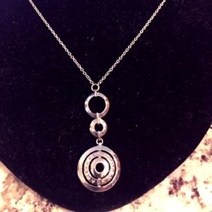 STERLING SILVER BVLGARI BVLGARI CHAIN AND PENDANT